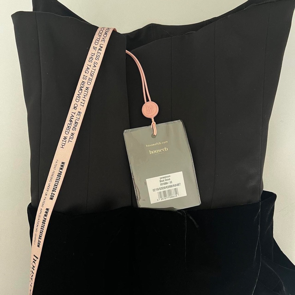 House of CB Persephone Velvet corset dress